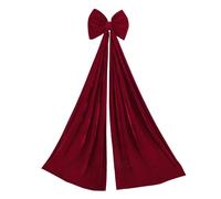 Nœud Décoratif Extra Large Pour Sommet De Sapin De Noëls Nœud Pour Cime D'arbre De Noëls, Très Grands Nœuds En Velours Rouge Pour La Maison, Pour Mariage, Noëlss, Fête D'anniversaire, Chambre