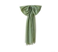 Nœud décoratif festif pour sapin de Noël pour décoration de vacances, accent sur le sommet du sapin avec fil de polyester, convient pour les couronnes et les guirlandes (vert)