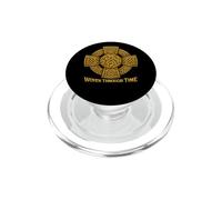 Nœud décoratif tissé à Travers Le Temps PopSockets PopGrip pour MagSafe