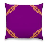 Nœud D'Hercule Grec Symbolique Housse Coussin Doux Housse De Coussin avec Fermeture Éclair Taie d'oreiller pour Extérieur Canape Lit 45X45Cm
