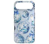Nœud en Ruban Bleu Clair esthétique et Coquette Boule Disco Coque pour iPhone Air