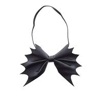Nœud papillon chauve-souris noir adulte - Noir - Taille Unique