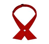 Nœud papillon croisé pour hommes et femmes, adolescentes, filles ou garçons, uniforme scolaire et cosplay WB-T6, Rouge, taille unique