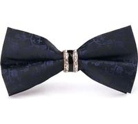 Nœud papillon Exclusif-Noir/Bleu/Motif KP30385