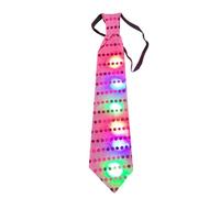 Nœud Papillon Lumineux - Cravate Flash À Paillettes LED Colorées, Accessoire De Fête À Sangle Réglable Pré-nouée, Nœud Papillon Lumineux Pour Costume De Festival | Parfait Pour Les Concerts, Club