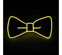 Nœud papillon lumineux pour homme - Noeud papillon lumineux à LED dans le noir - Avec 3 modes de flash - Nœud papillon lumineux réglable - Nœud papillon LED clignotant - Pour fête, bar, cosplay, Noël,