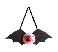 Nœud papillon pour chat, collier d'Halloween pour chat, cravate lumineuse pour animal domestique, accessoire de costume réglable, design globe oculaire LED pour séance photo, fête de voyage, 15,2 x