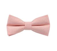 Nœud papillon pré-noué en coton de luxe pour homme, Blush Peach, Length 4.5 inches, width 3 inches