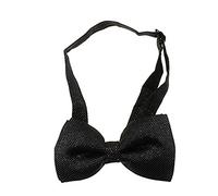 Nœud papillon réglable à paillettes pour homme Taille Unique - noir - Taille Unique