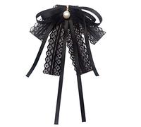 Nœud papillon tendance ruban perle perle nœud papillon collège dames perles chemises nœud papillon femmes accessoires faux col pour femmes