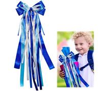 Nœud pour Sac D'écolier, 60 x 20CM Noeud Conique Scolaire Nœud Papillons Ruban Décoratifs Noeud de Sac D'école Grand Noeud Accessoire de Décoration Artisanale Décoration Festive de Rentrée Scolaire