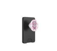 Nœud Rose pâle à Carreaux « This Mum Runs on Coffee » PopSockets PopWallet pour MagSafe