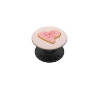 Nœud Rose sur Un Ours en Peluche pour Filles, Adolescentes PopSockets PopGrip Adhésif