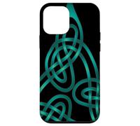 Nœud Triangle avec Fils Doubles Aqua Coque pour iPhone 12 Mini