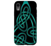 Nœud Triangle avec Fils Doubles Aqua Coque pour iPhone XR
