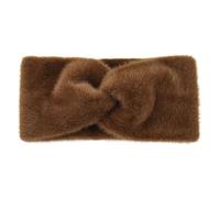 Nœud Turban Bandeau pour Femmes Bandeau de Sport Couleur Solide Chaud Peluche Chaud Bandeau Femme Élastique Bandeau Athlétique Accessoire