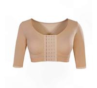 (Nude,S)Post-Surgery Women's Compression Top with Built-In Shelf Bra for Everyday Comfort and Support