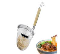 Nudelkörbe Zum Kochen - Nudelkochkorb Lebensmittelknödel-Kochfilterkorb | Küchenlebensmittelkorbgeflecht Mit Holzgriff Für Wohnheim Restaurant Küche Kochen Teigwaren