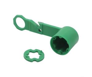 nuder pour Thermomix TM6 TM5 TM31 TM21 e démontage en plastique avec fonction ouvre-boîte - Accessoire de nettoyage vert et noir pour enlever la pâte (vert)