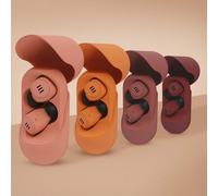 Nudes-100% wireless headphones-Up to 15 hours of battery life-Water resistant-Touch-Ultra Compact design-Google Assistant and Siri compatible-Wild Peach