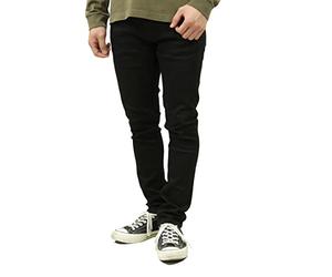Nudie Jean serré Terry Ever Black pour Homme