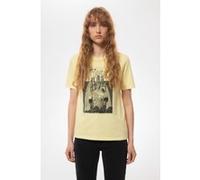 Nudie Jeans Joni Issue 4 Yellow Taille: XS | T-shirts Outlet | Femme | Jaune