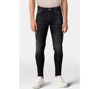 Nudie Jeans Lean Dean Johan Replica Black Taille: W29L32 | Pantalons skinny Outlet | Homme | Le Noir