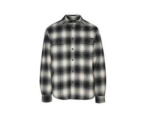 NUDIE JEANS Overshirt GLENN noir | L