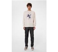 Nudie Jeans Rudi Free Repairs T-shirt Offwhite Taille: L | Manches longues Outlet | Homme | Blanc