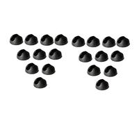Nudiuhis Lot de 20 pieds en métal pour table basse ou table basse de 10 à 12 mm