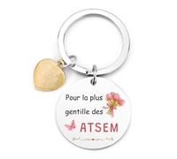 Nudoraw Cadeau Maitresse D'école Fin D'année Porte Clef Merci Maitresse Cadeau Atsem Maternelle Merci Atsem Cadeaux Maîtresse École Aesh Idee Cadeaux Maitresses D'école Original Noël Saint Valentin