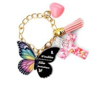 Nudoraw Cadeau Noel Fille Porte Clef Idee Cadeau Ado Fille Adolescente Cadeaux Filles Jeune Original Amour Cadeaux Communion Filles Bapteme Anniversaire Secret Santa Saint Valentin Porte Clé Femme