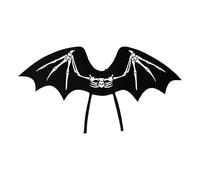 Nudorpn Ailes de chauve-souris pour enfants - Accessoire de cosplay à bandoulière - Unisexe - Motif squelette - Pour Pâques, Noël, anniversaire, séance photo, acteur, adulte et homme