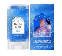 Nudorpn Bâton De Paillettes - Stick Brillant 15g Bleu pour Fêtes - Maquillage Paillettes Visage | Pour Fête Anniversaire Festival de Musique Concert Plage Boîte de Nuit Carnaval Performance sur Scène