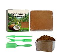 Nudorpn Brique à Planter,Paillis Réutilisable Comprimé,Substrat pour d'Extérieur | pour Transplantation Système Orchidée et en Pot Intérieur