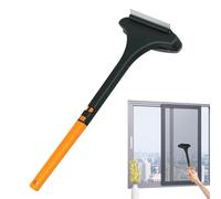 Nudorpn Brosse Nettoyante pour Moustiquaire,Outil Nettoyage Polyvalent Humide Et Sec | Brosse à moustiquaires - pour Intérieur Extérieur Vitres Portes Porches Stores Rails Joints De Carrelage Maison
