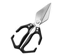 Nudorpn Ciseaux de cuisine pour aliments - Ciseaux à volaille inoxydables pour travaux difficiles | Coupe ergonomique antidérapante pour os, poivrons, fruits, poulet, canard, pâtisserie, camping