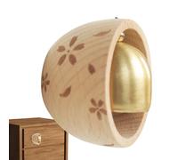 Nudorpn Cloche de magasin pour ouvrir la porte, sonnette de porte en bois, décoration de carillon éolien, alarme d'entrée de magasin à ventouse, aimants de réfrigérateur, chambre