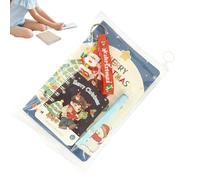 Nudorpn Ensemble de papeterie pour filles | Cahier d'école de Noël avec stylo | Porte-clés Père Noël - Pour enfants à la maison et à l'école en classe pour apprendre à prendre des notes, écrire et