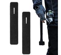 Nudorpn Housse de protection pour cannes à pêche | Housse en caoutchouc élastique en 2 parties, protection pour cannes à pêche, transport, rangement, accessoires de pêche pour casten trolling bateau