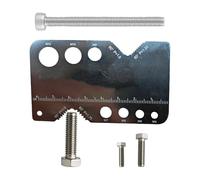 Nudorpn Jauge de vis pour la mesure de la taille, règle de précision portable - Appareil de mesure de filetage compact pour la détermination de la taille, pour mécaniciens, ingénieurs, travail du