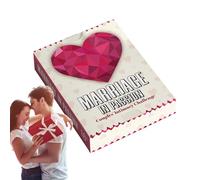Nudorpn Jeux De Cartes pour Couple pour Soirée en Amoureux - Jeu De 50 Cartes pour Soirées Ludiques | Intimité Romantique Conversations Amusantes pour Couples Et Familles
