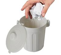 Nudorpn Mini Poubelle De Bureau | Petite Corbeille À Déchets Avec Couvercle | Poubelles à Ordures - Pour La Salle De Bain La Cuisine La Chambre Le Bureau Le Dortoir La Voiture Et L'Intérieur