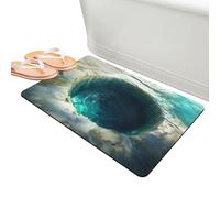 Nudorpn Optical Illusions Tapis | Paillasson antidérapant | Design à trous | Pour l'intérieur comme le salon, la chambre à coucher, la cuisine, la salle de bain, le couloir, l'entrée et la cage