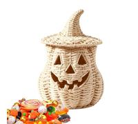 Nudorpn Panier Décoration De Table Tissée Halloween Maison | Panier Décoratif Festif Pour Propriétaires Locataires Décorateurs Appartement Bureau Dortoir Salon Chambre Coin Étude