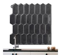 Nudorpn Papier peint de cuisine autocollant, panneaux de carrelage autocollants, 30 cm x 30 cm, amovible et film adhésif cuisine - pour plan de travail, armoire, réfrigérateur, cuisinière, douche