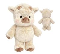 Nudorpn Peluche vache Highland, 60 cm, en peluche, douce, pour s'endormir, pour anniversaire, pendaison de crémaillère, fête des enfants, amis, petite amie, couples