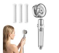 Nudorpn Pommeau de douche filtré, douchette à main pour réduire la contamination - Pour cheveux cassants, salle de bain, hôtel, voyage, famille, pour la peau sèche, les cheveux crépus et la salle de