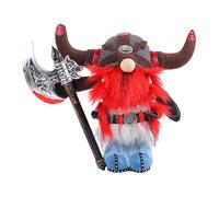 Nudorpn Poupée de guerrier | Maison de ferme miniature, poupée elfe figurine suédoise poupée miniature pour décoration de fête