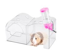 Nudorpn Sable de bain pour hamster, récipient de bain, bol décoratif pour animaux de compagnie pour le bain de petits animaux tels que chinchilla, souris, reptiles, cochons d'Inde, gerbilles